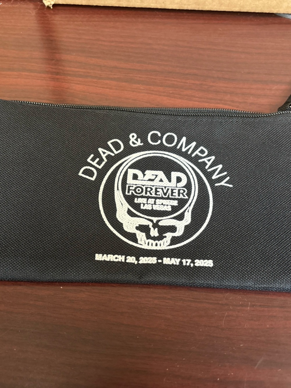 Dead & Company Dead Forever Live at Sphere Las Vegas 2025 Zip Pouch Bag